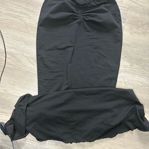 Elegant Black Maxi Skirt